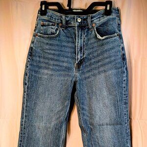 Women's Blue Denim Jeans Abercombie & Fitch